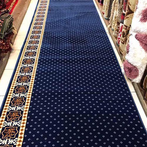 Blue Mosque Carpet with Pattern